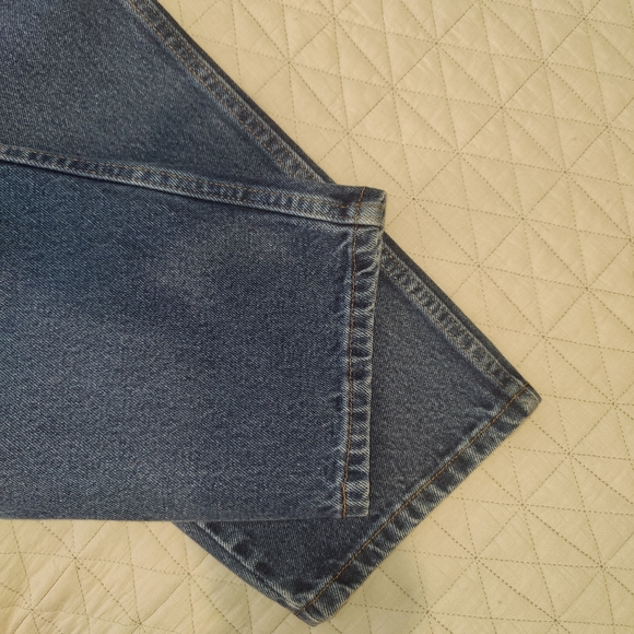 NWOT straight leg bleu denim jeans by Rustler Men's 36x29 - Picture 4 of 8